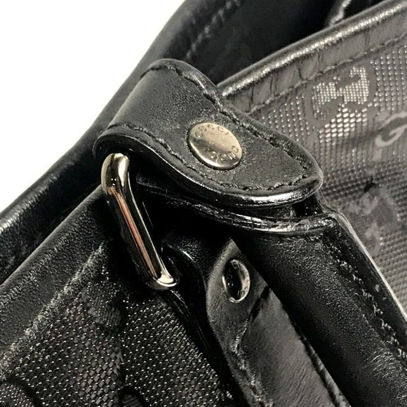 Authentic GUCCI 223668 GG implementation Tote Bag GG implementation Black - Picture 9 of 12